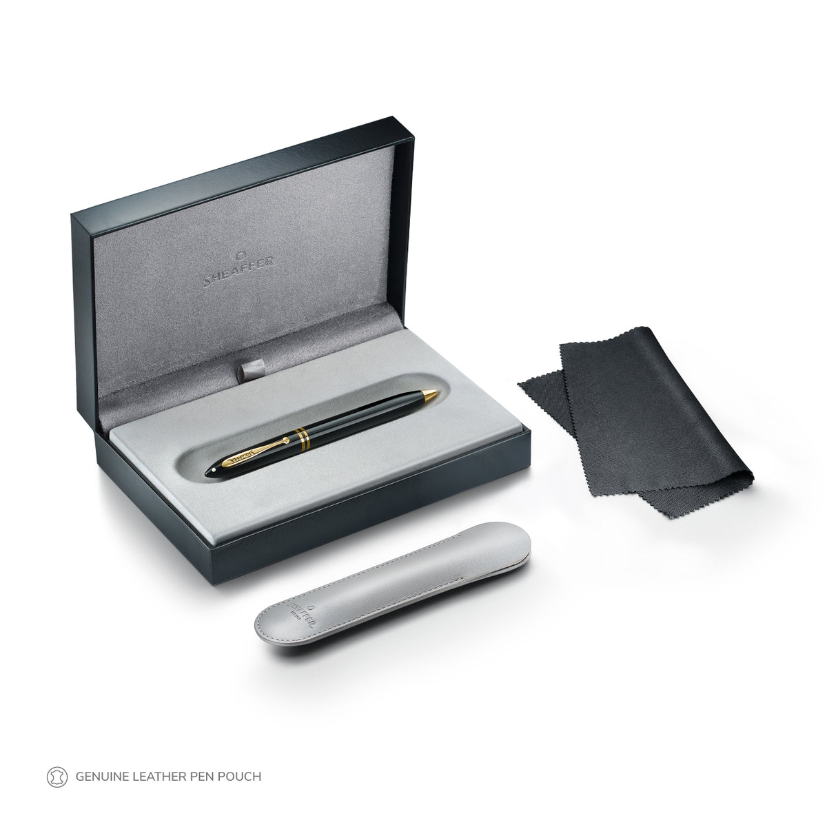 Sheaffer Balance III E893 Glossy Black and Gold Trims Ballpoint