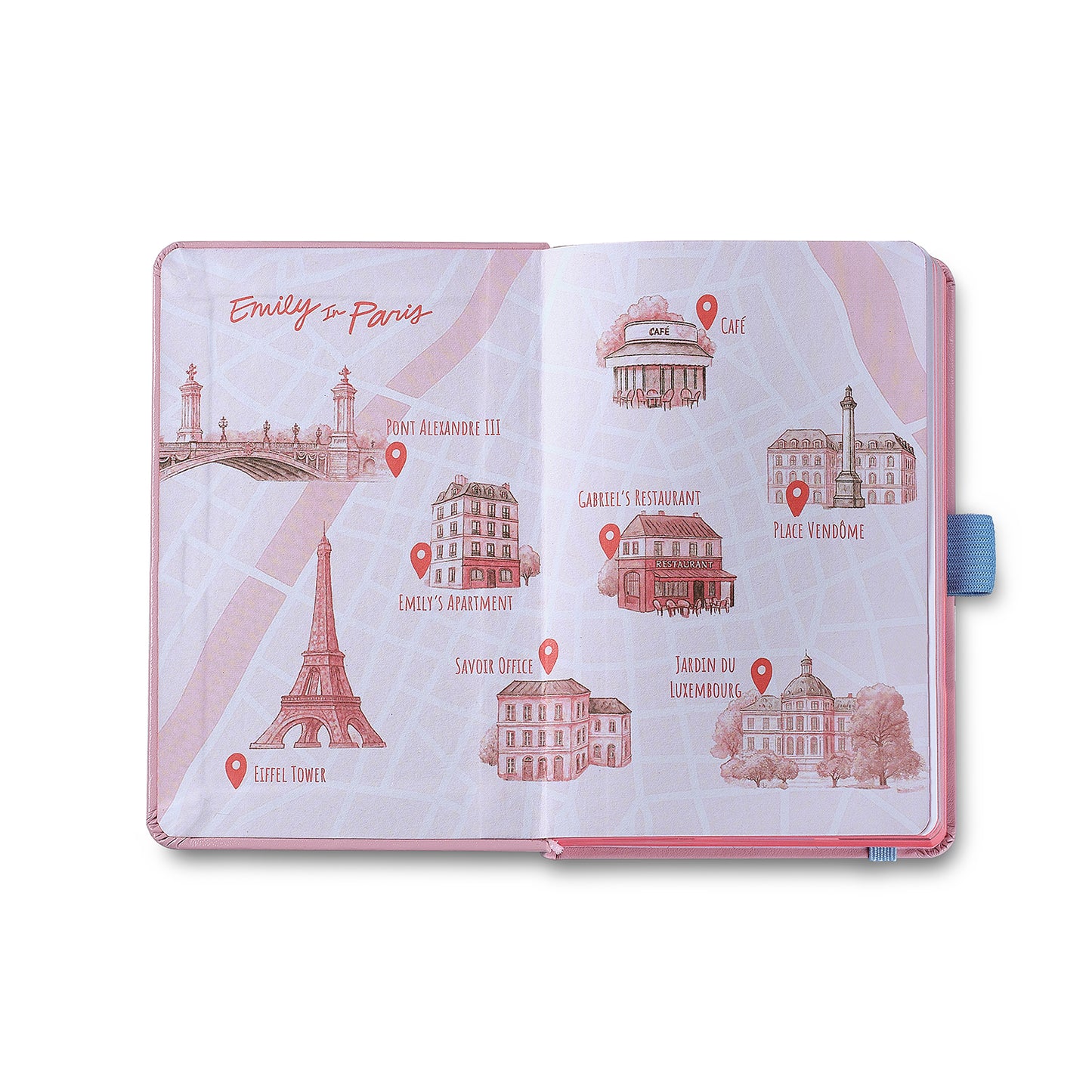 Sheaffer EIP Small Notebook 90 GSM Ink Friendly with Embossed Eiffel Tower