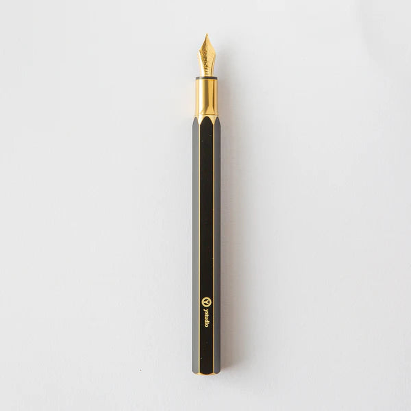STAT-20 Brassing - Black Brass Portable Fountain Pen (F nib)