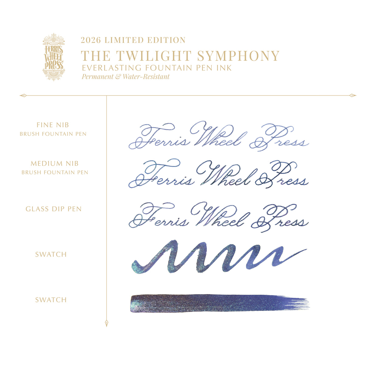 Limited Edition Fountain Pen Ink 20mL / Twilight Symphony - LE2626