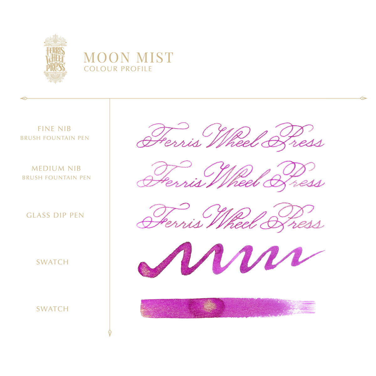 Ferris Wheel Press Moon Mist Fountain Pen Ink 10ml