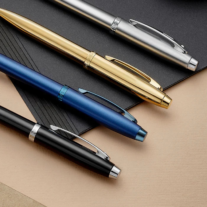 Sheaffer 100 Glossy Black With Chrome Trims Rollerball Pen