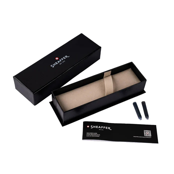 Sheaffer VFM Matte Black with Chrome trims Fountain Pen - Medium