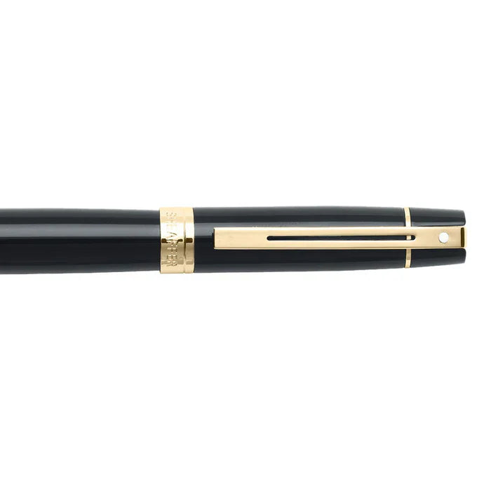Sheaffer 300 Glossy Black with Gold Trims Rollerball Pen