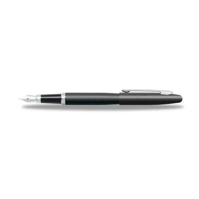 Sheaffer VFM Matte Black with Chrome trims Fountain Pen - Medium