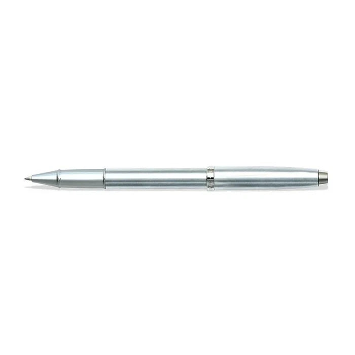 Sheaffer 100 Brushed Chrome With Shiny Chrome Trim Rollerball Pen