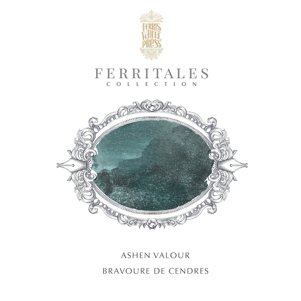 Ferritales 85ml Fountain Pen Ink - Ashen Valour