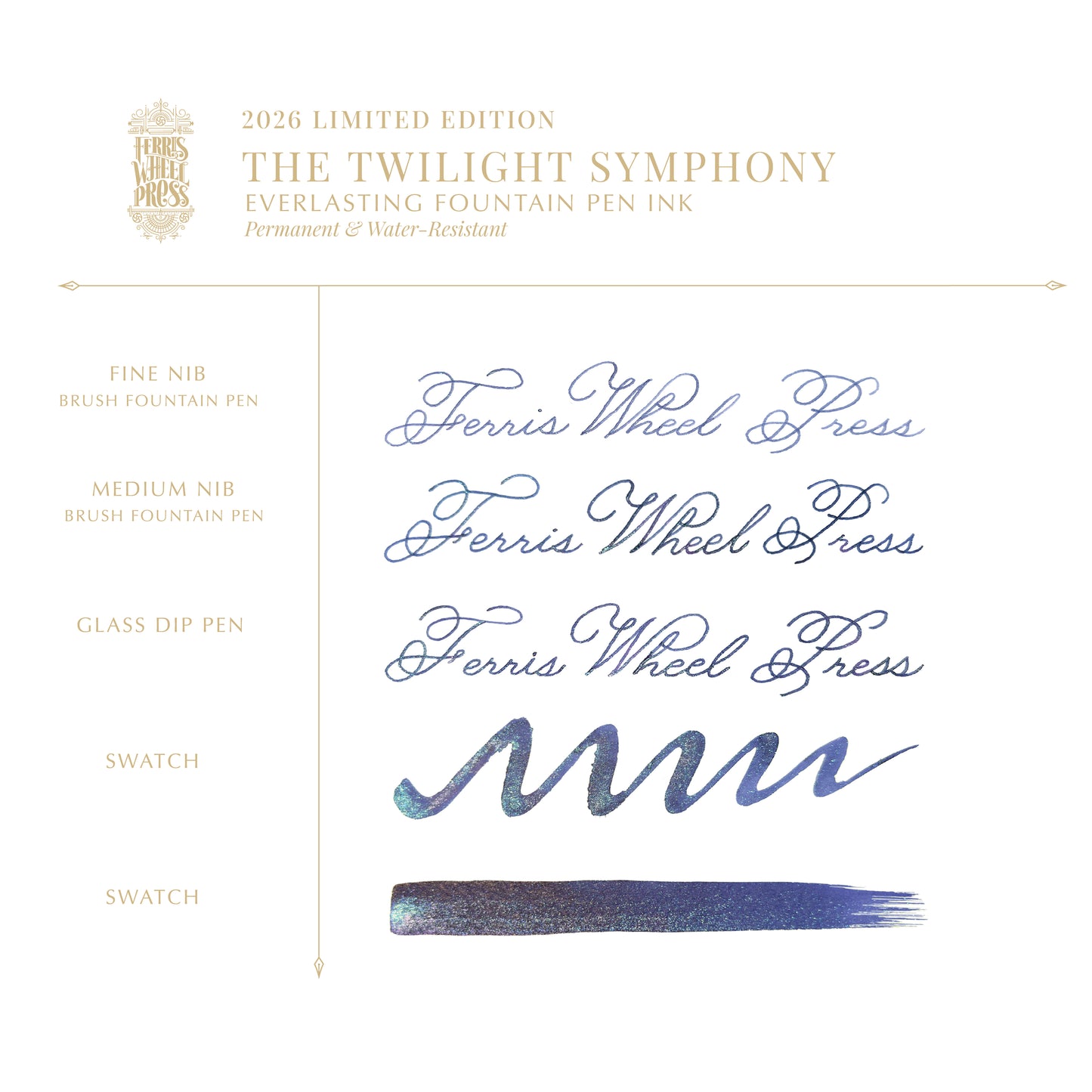 Limited Edition Fountain Pen Ink 85mL / Twilight Symphony