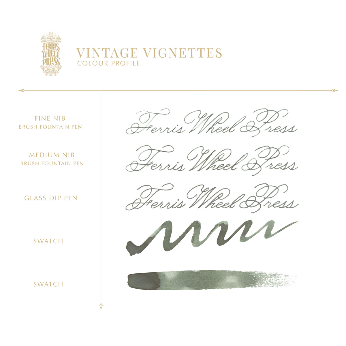 Ferris Wheel Press Vintage Vignettes Fountain Pen Ink 10ml