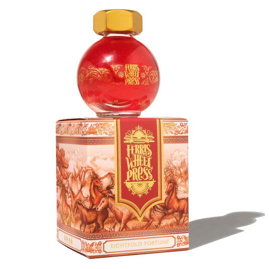 Lunar New Year Fountain Pen Ink 20mL / Fete Chinoise - Eightfold Fortune
