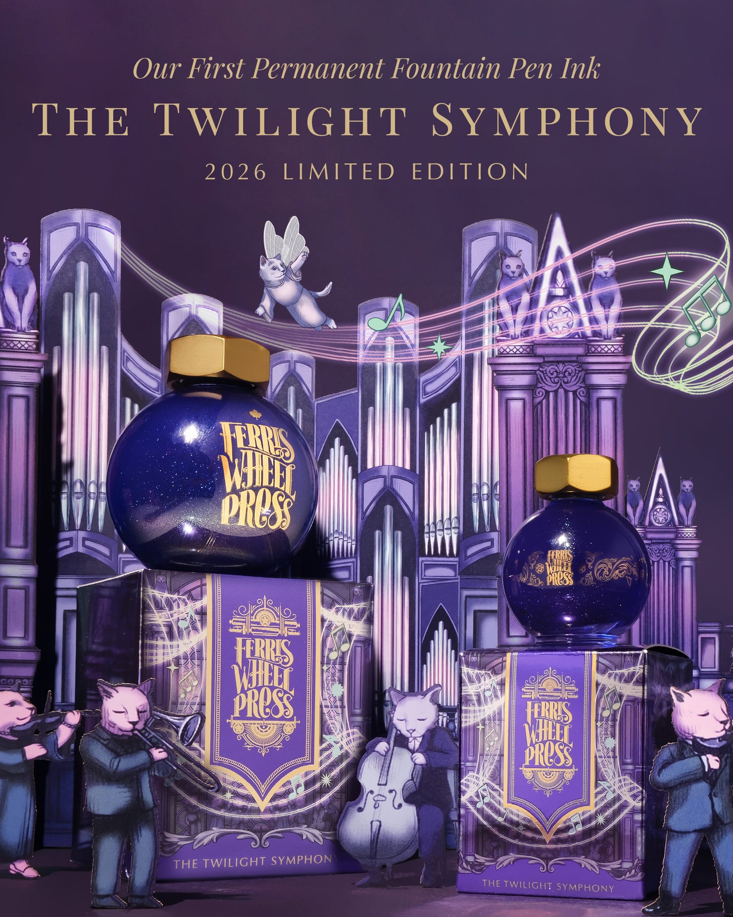 Limited Edition Fountain Pen Ink 85mL / Twilight Symphony