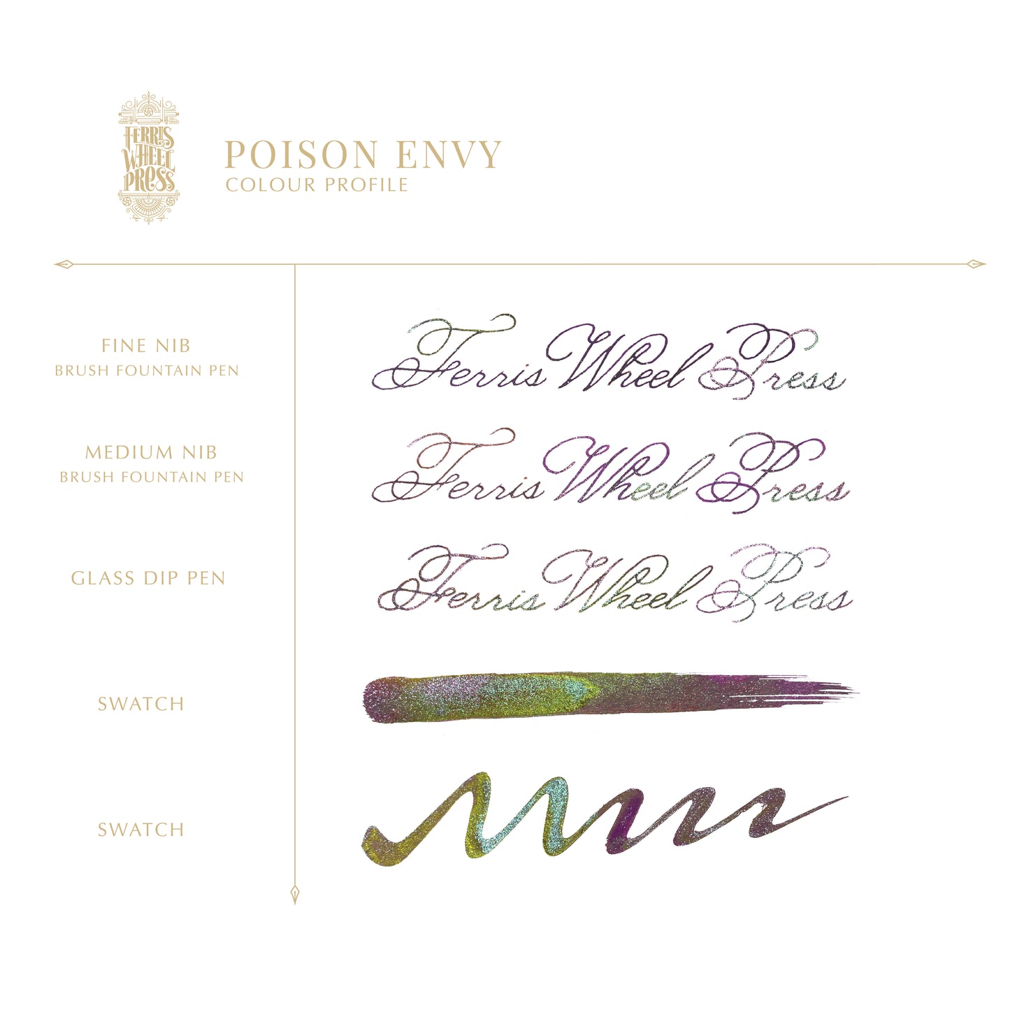 Ferritales Fountain Pen Ink 20mL / Poison Envy - PSE