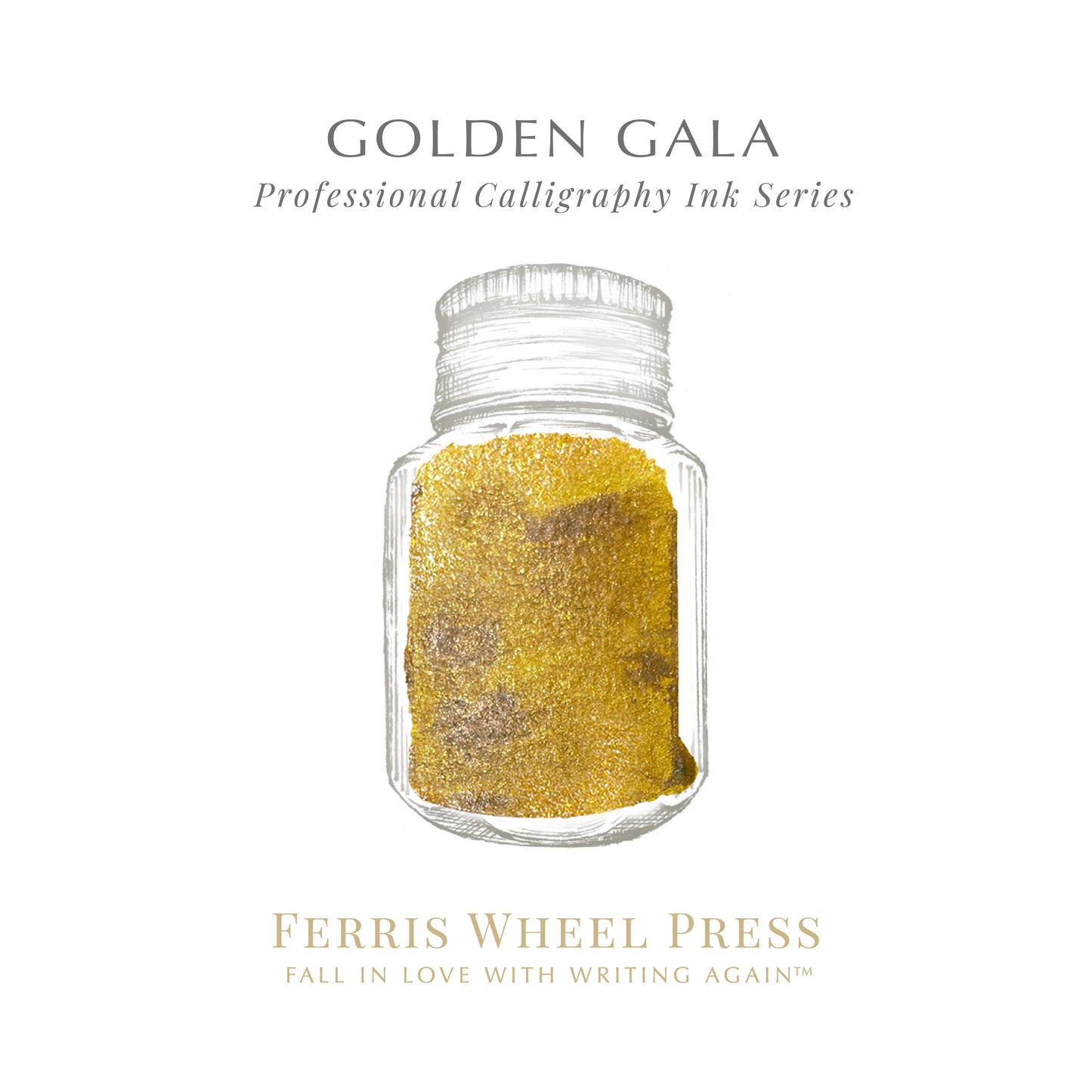 Calligraphy Ink 28mL / Golden Gala - GG