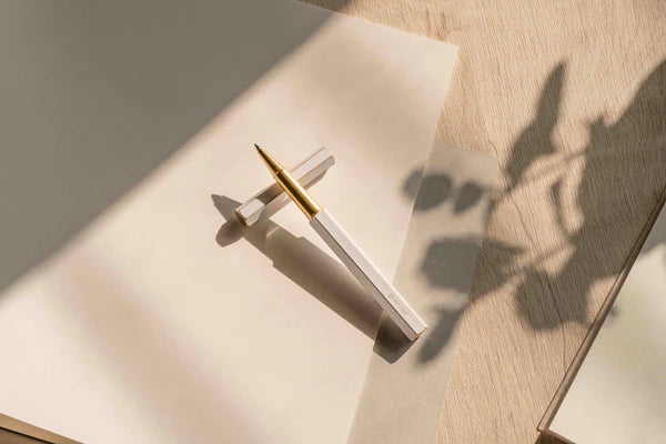 YStudio -Classic Revolve-Rollerball Pen(White)