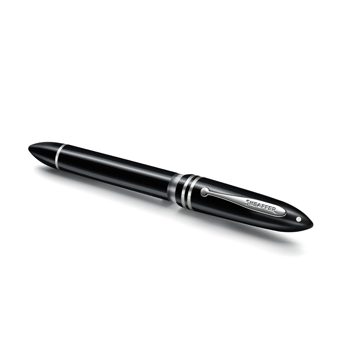 Sheaffer Balance III E892 Glossy Black and Chrome Trims Fountain Pen