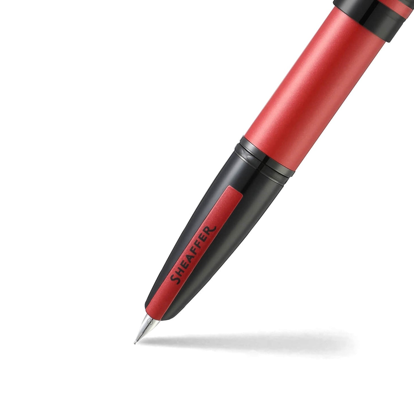 Sheaffer Icon E9111 Metallic Red with Black PVD Trims Medium FP