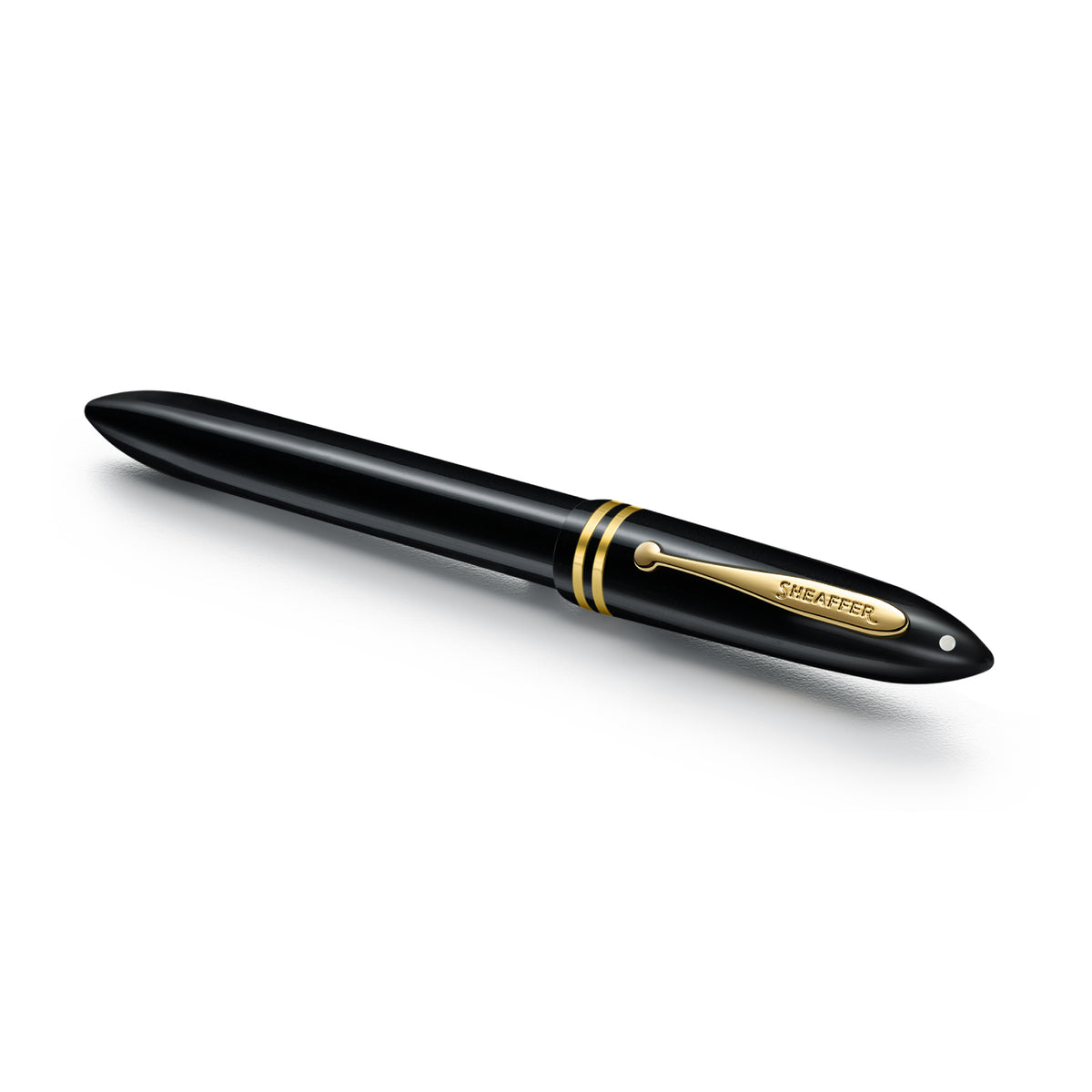Sheaffer Balance III E893 Glossy Black and Gold Trims Rollerball