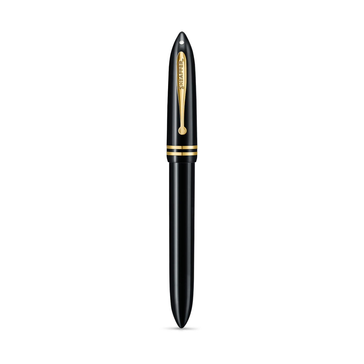 Sheaffer Balance III E893 Glossy Black and Gold Trims Rollerball