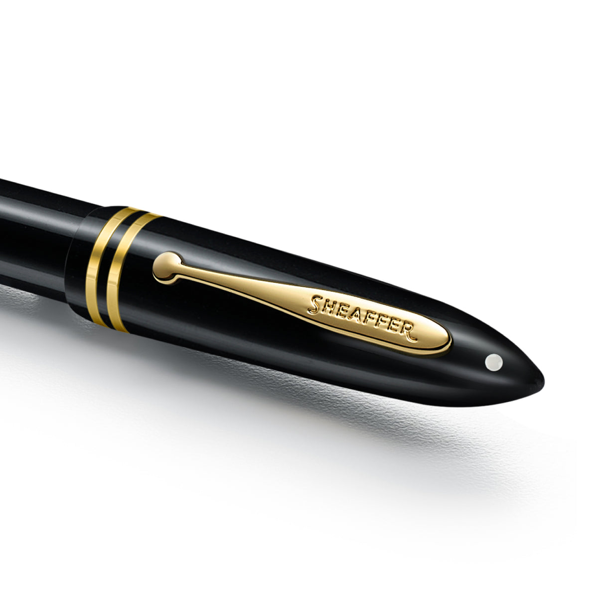 Sheaffer Balance III E893 Glossy Black and Gold Trims Rollerball