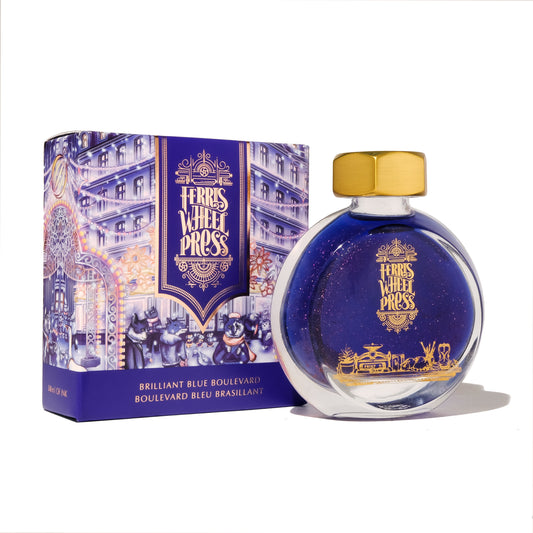Ferris Wheel Press Brilliant Blue Boulevard Fountain Pen Ink 38ml