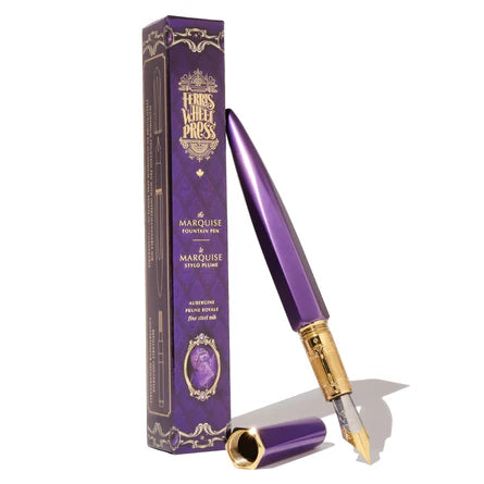 The Marquise Fountain Pen - Aubergine - Fine