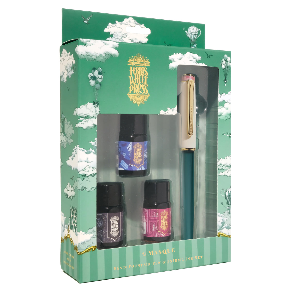 The Masque Resin Pen & Ink Set