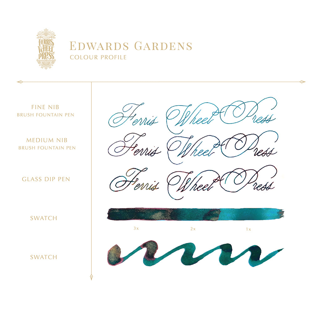 Fountain Pen Ink 38mL / Edwards Gardens - EG