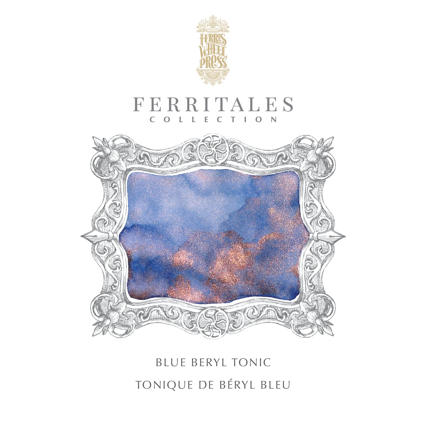 Ferritales Fountain Pen Ink 20mL / Blue Beryl Tonic - BBT