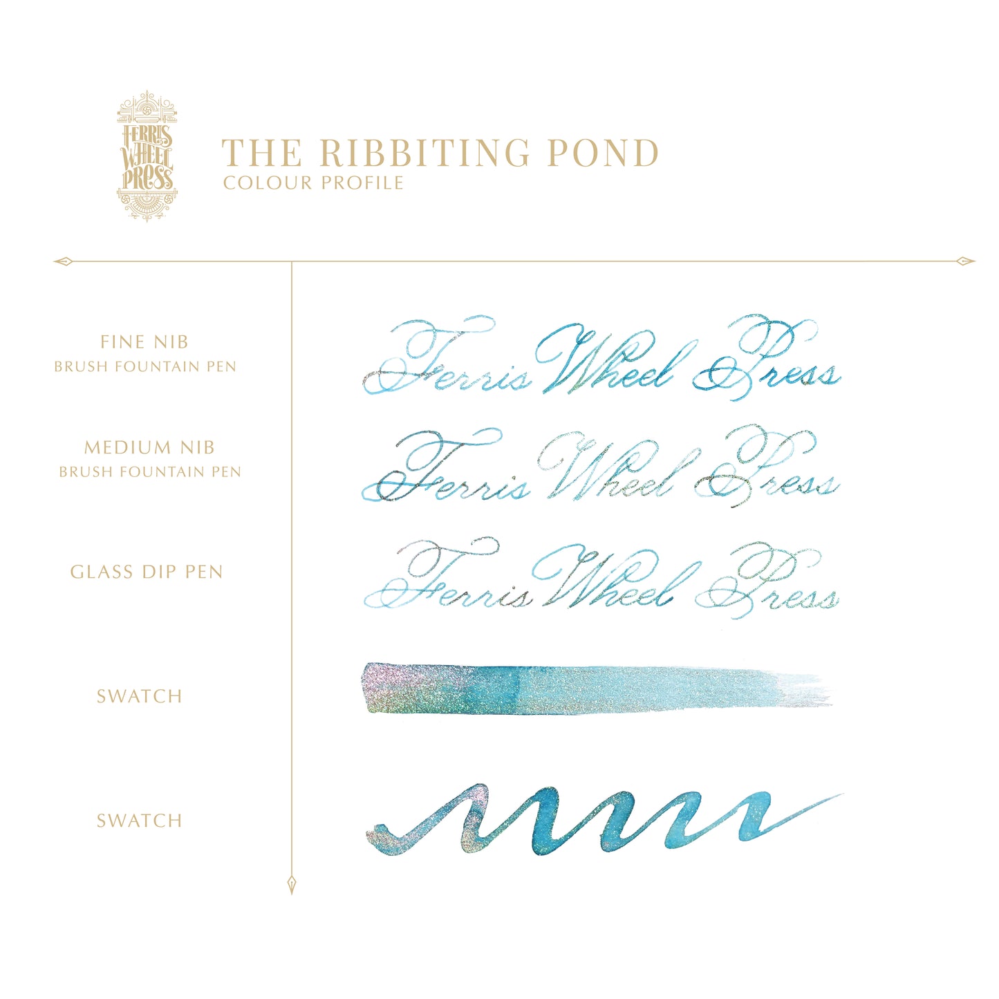 Ferritales Fountain Pen Ink 20mL / The Ribbiting Pond - TRP