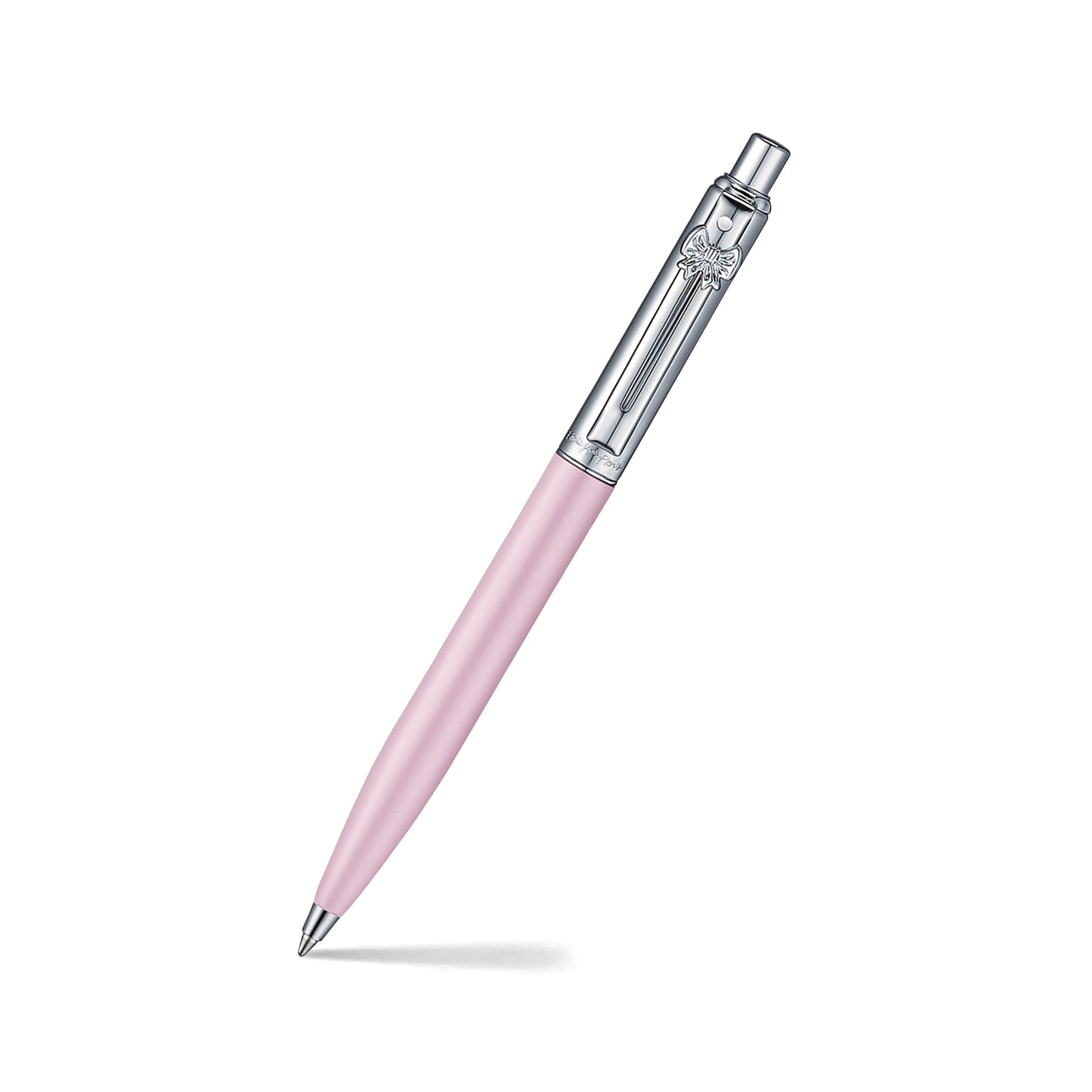 Sheaffer Gift Set - EIP Sentinel 321 Pink Matte Finish Ballpoint Pen with Chrome Trims and Small Hardbound Notebook