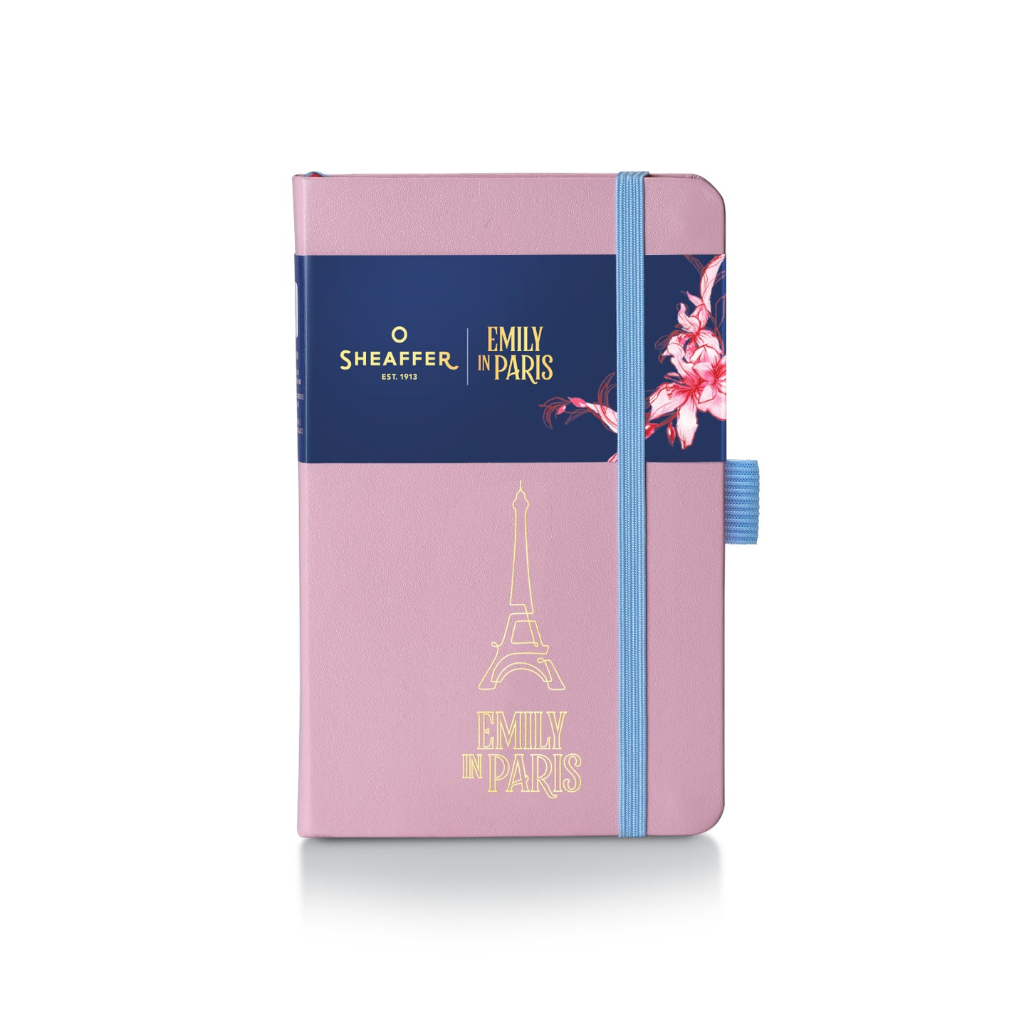 Sheaffer Gift Set - EIP Sentinel 321 Pink Matte Finish Ballpoint Pen with Chrome Trims and Small Hardbound Notebook