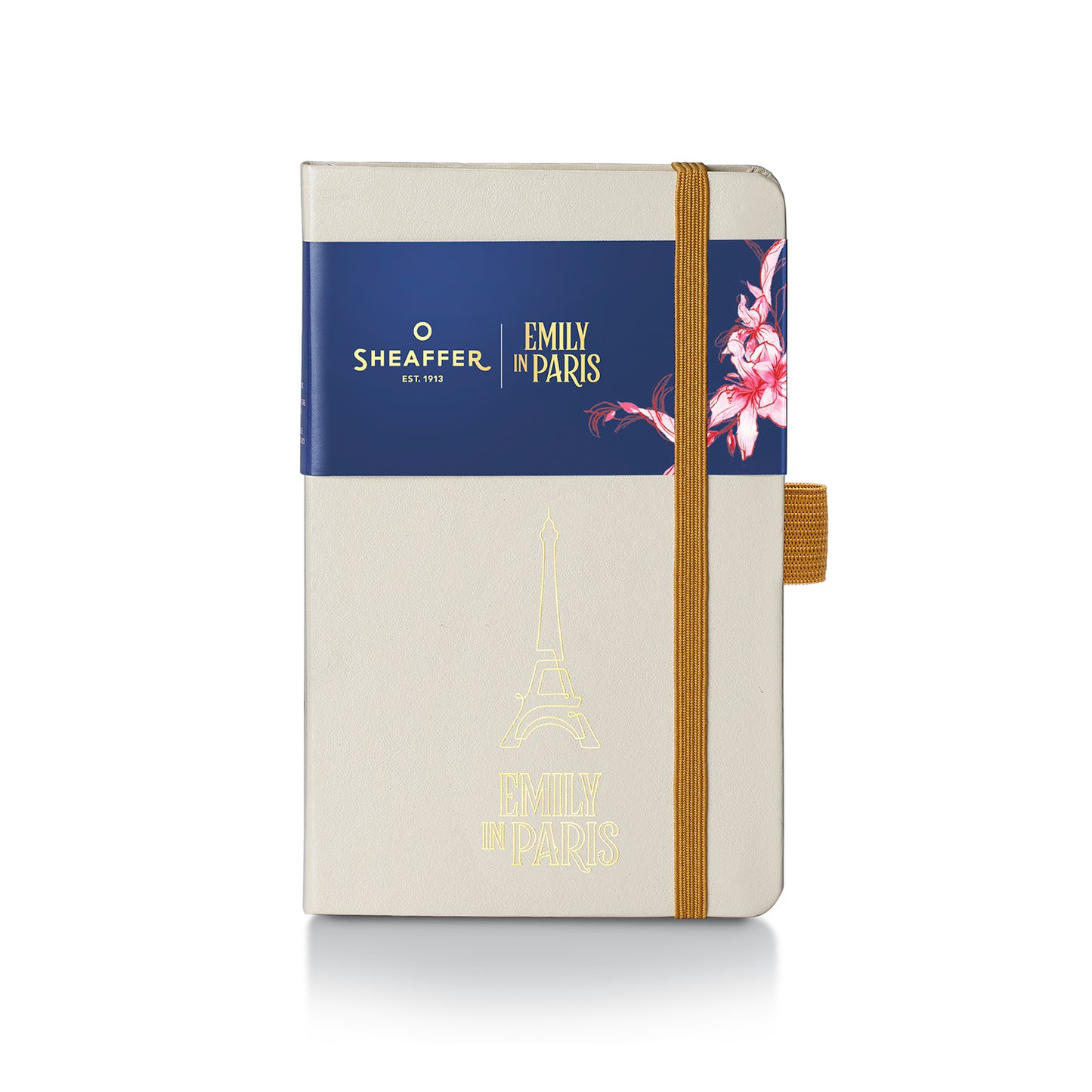 Sheaffer 100 EIP 9377 Champagne Gold Ballpoint Pen with Champagne Gold Trim and Hardbound Small Notebook - Gift Set