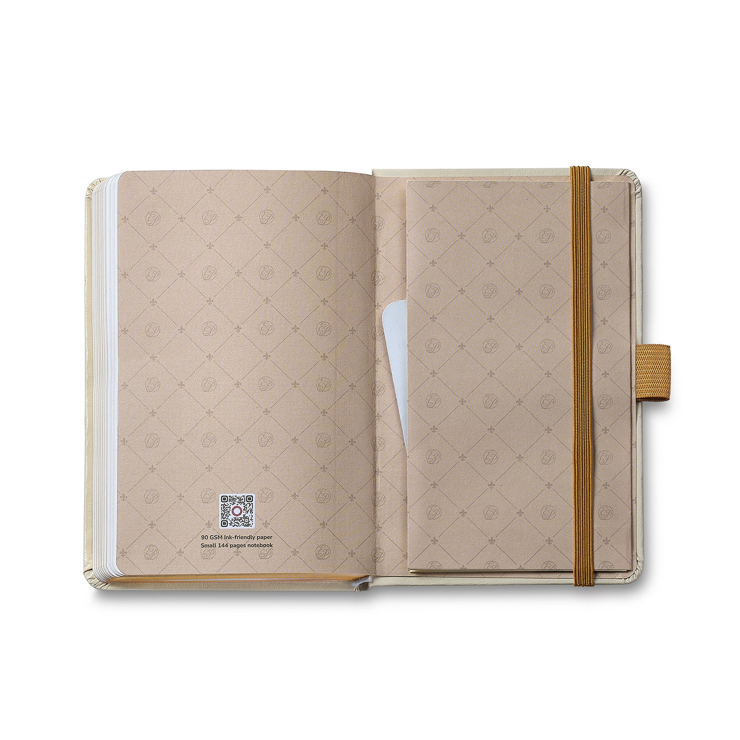 Sheaffer 100 EIP 9377 Champagne Gold Ballpoint Pen with Champagne Gold Trim and Hardbound Small Notebook - Gift Set
