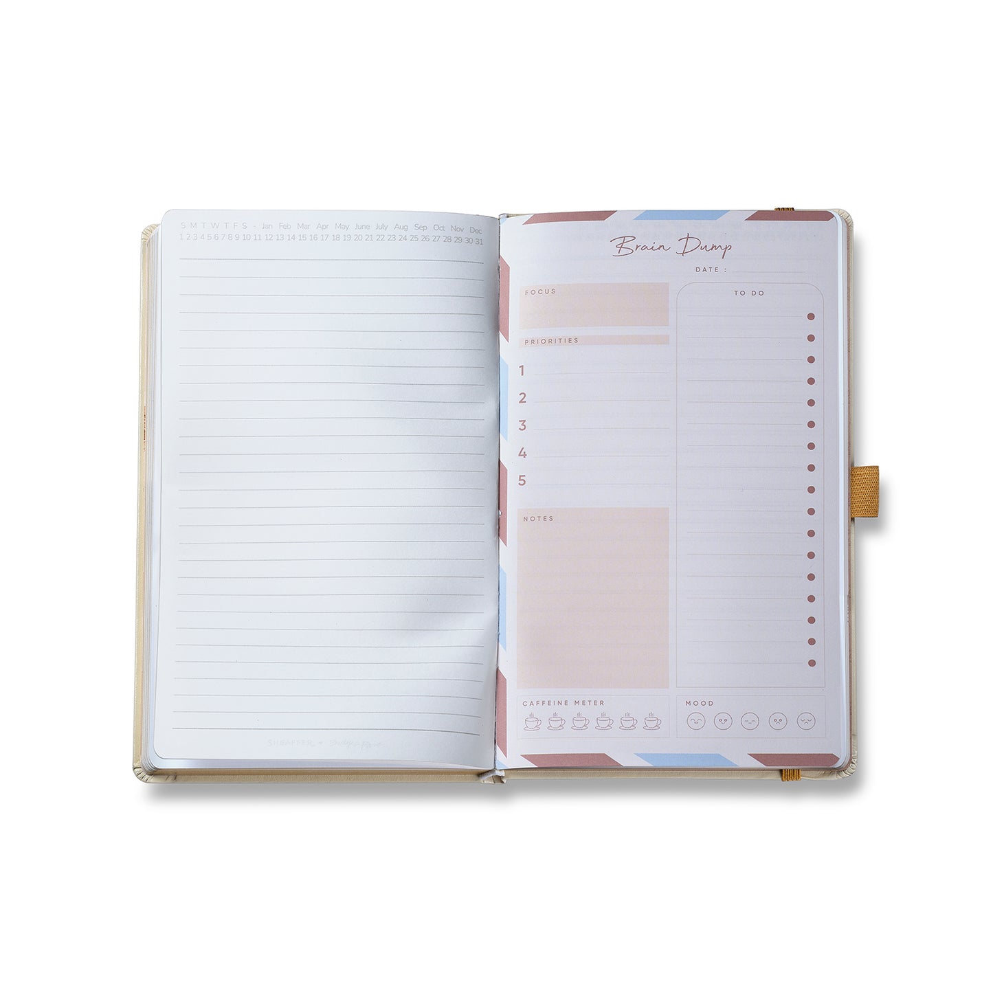 Sheaffer EIP Small Notebook 90 GSM Ink Friendly with Embossed Eiffel Tower
