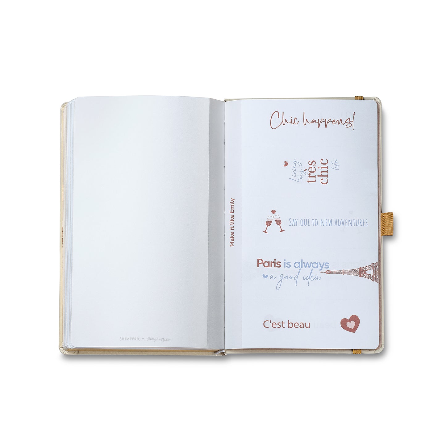 Sheaffer EIP Small Notebook 90 GSM Ink Friendly with Embossed Eiffel Tower