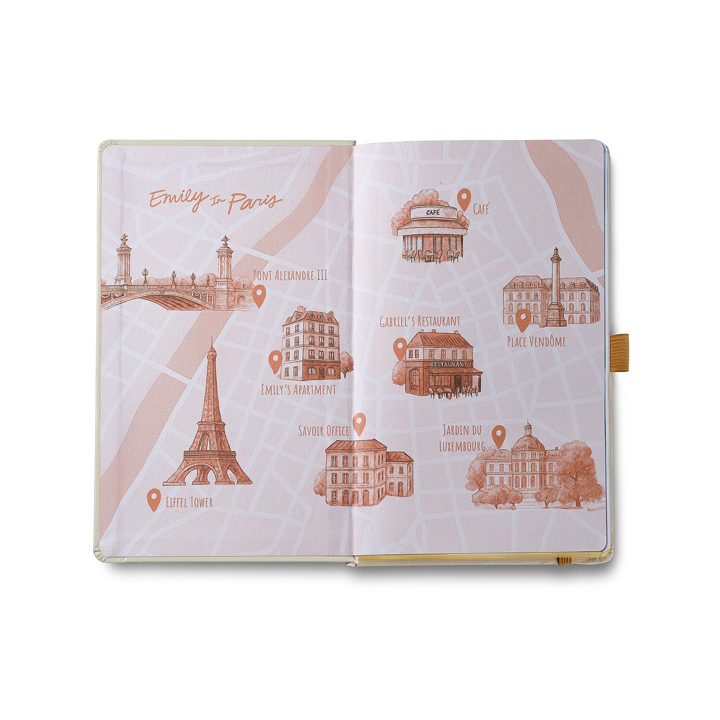 Sheaffer EIP Small Notebook 90 GSM Ink Friendly with Embossed Eiffel Tower