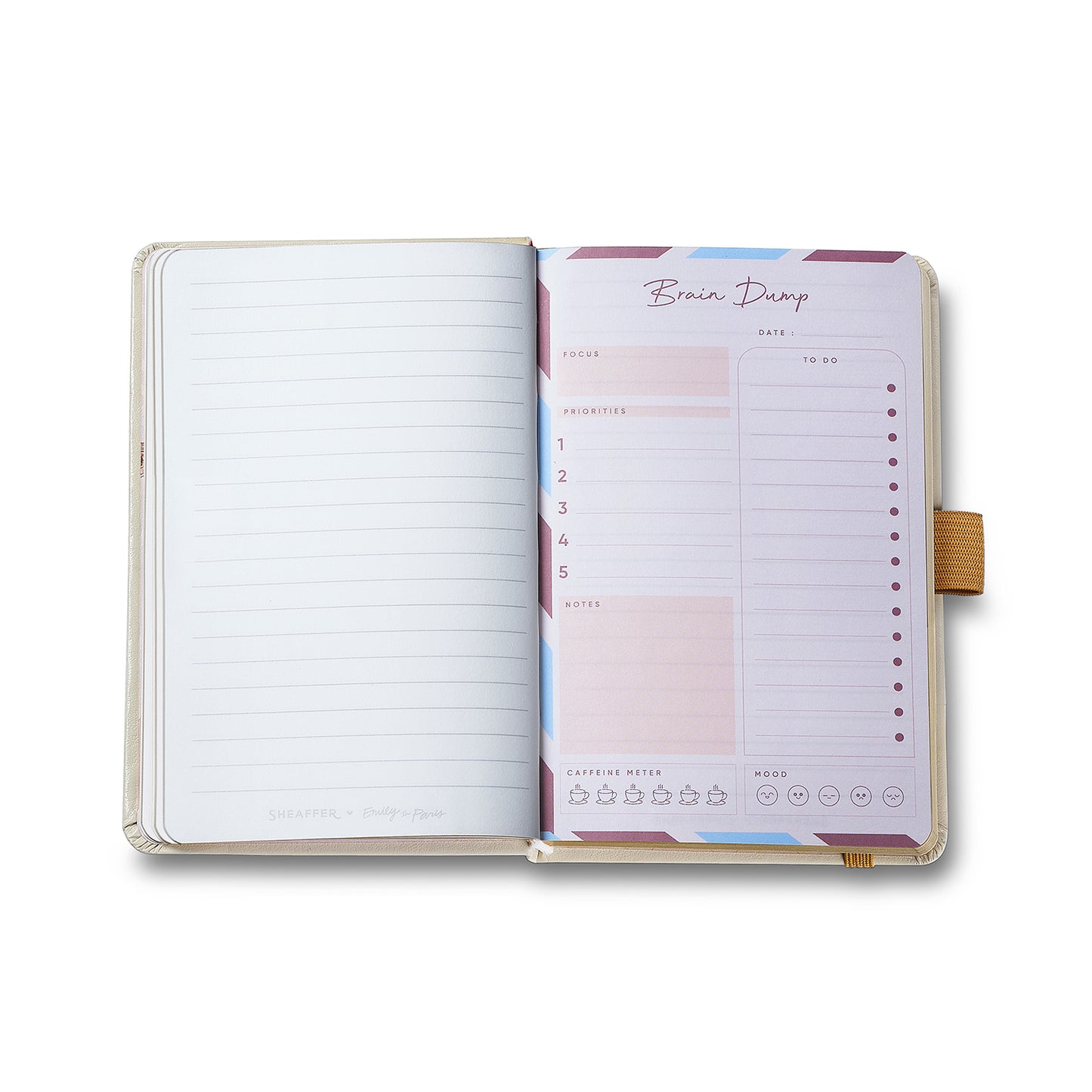 Sheaffer EIP Small Notebook 90 GSM Ink Friendly with Embossed Eiffel Tower