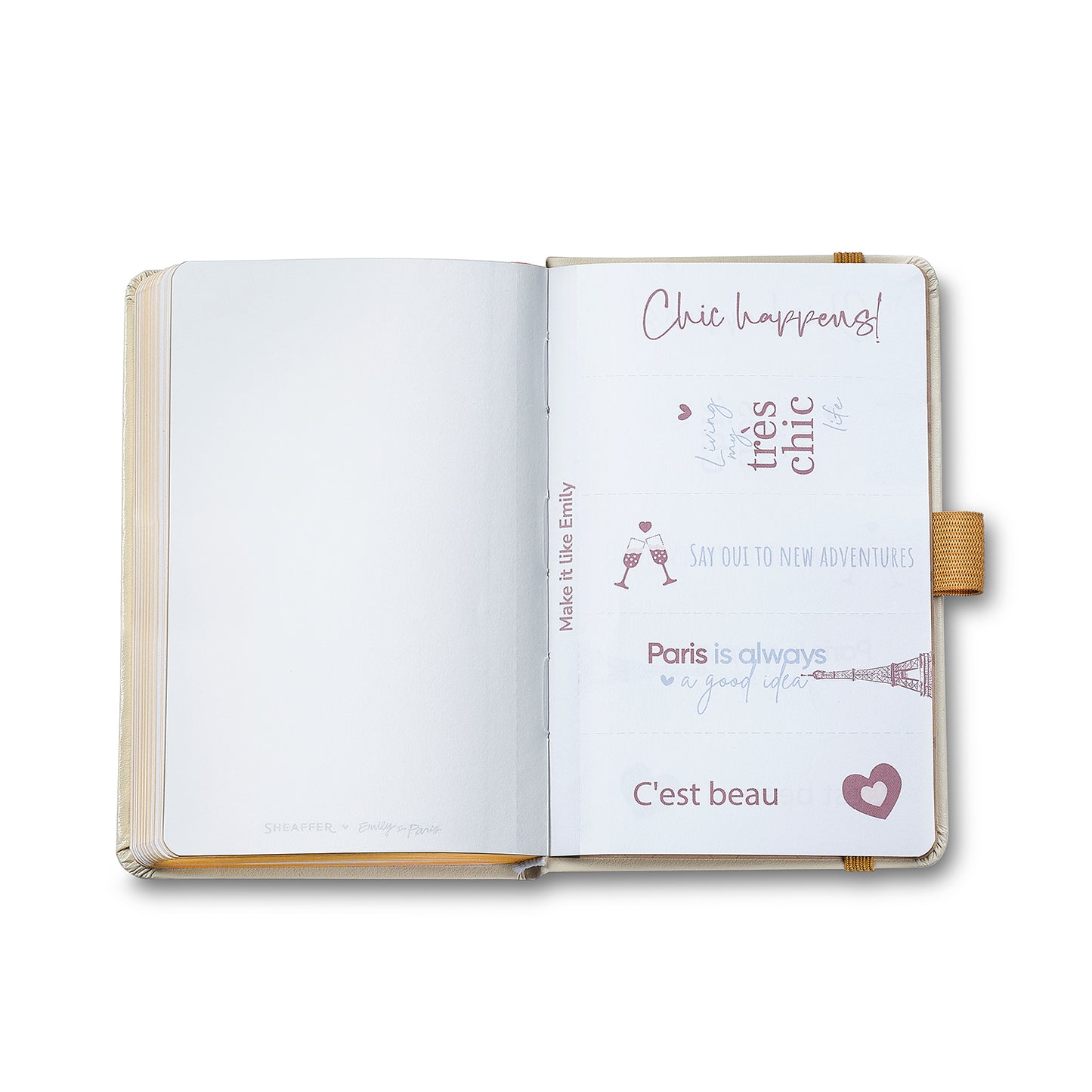 Sheaffer EIP Small Notebook 90 GSM Ink Friendly with Embossed Eiffel Tower