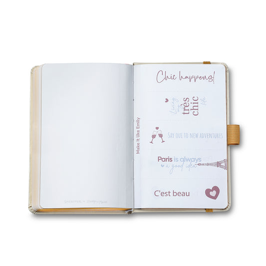 Sheaffer EIP Small Notebook 90 GSM Ink Friendly with Embossed Eiffel Tower