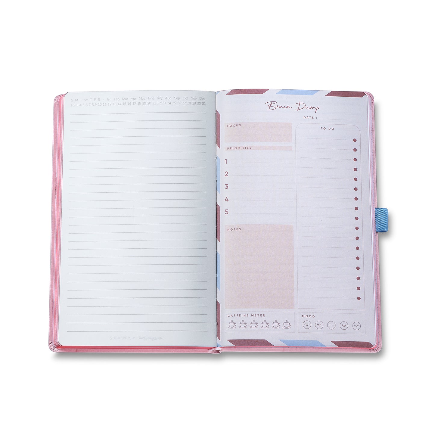 Sheaffer EIP Small Notebook 90 GSM Ink Friendly with Embossed Eiffel Tower