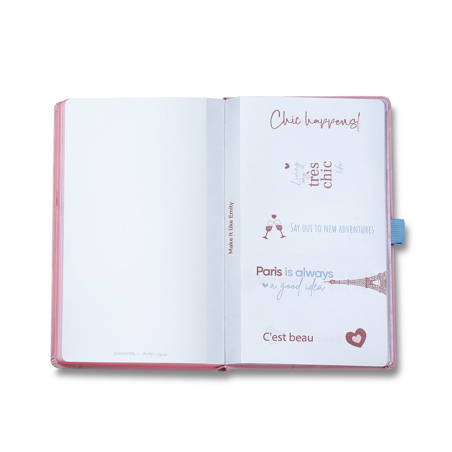 Sheaffer EIP Small Notebook 90 GSM Ink Friendly with Embossed Eiffel Tower