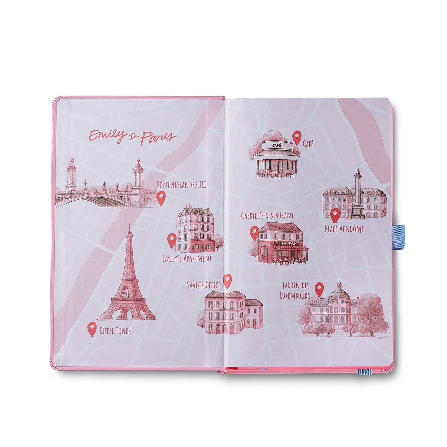 Sheaffer EIP Small Notebook 90 GSM Ink Friendly with Embossed Eiffel Tower