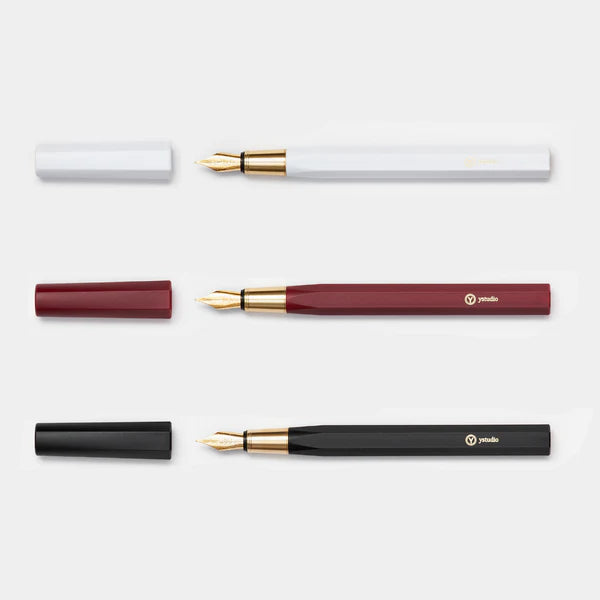 Resin - Fountain Pen (WHITE) (M nib)