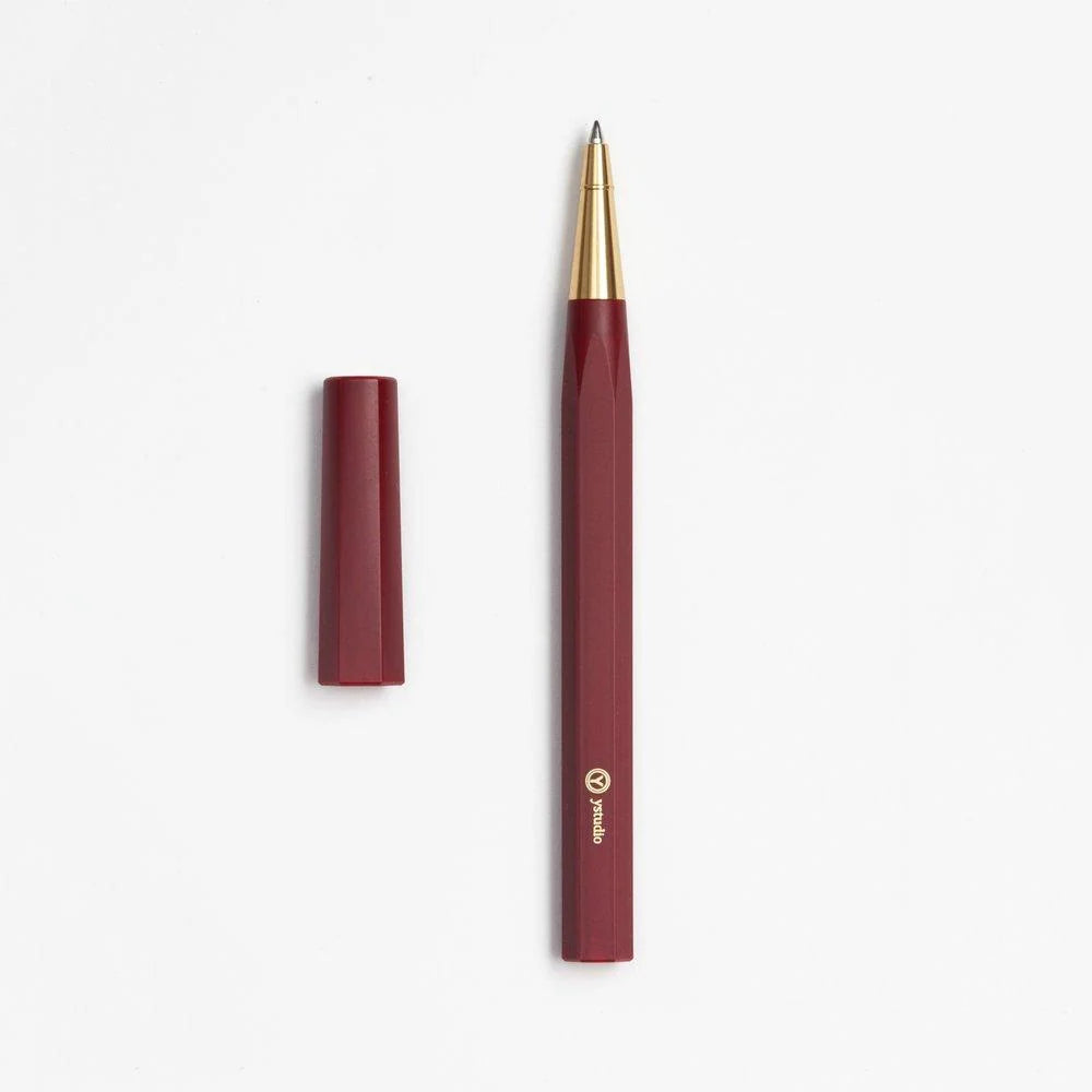 Resin & Brass - Rollerball Pen (RED)