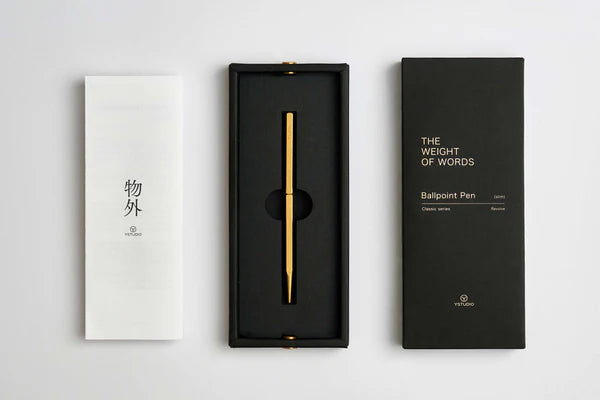STAT-05 Classic - Brass, Copper Ballpoint Pen (slim)
