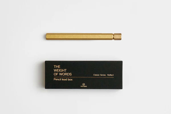 STAT-58 Classic Reflect Brass Lead Pencil Lead Box