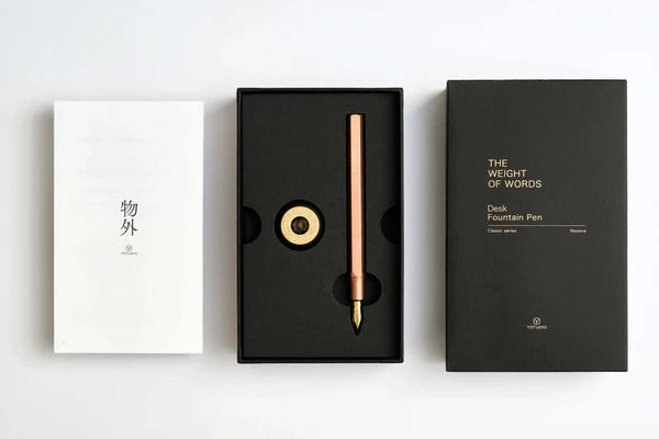 STAT-19 Brassing - Black Brass Portable Fountain Pen (M nib)