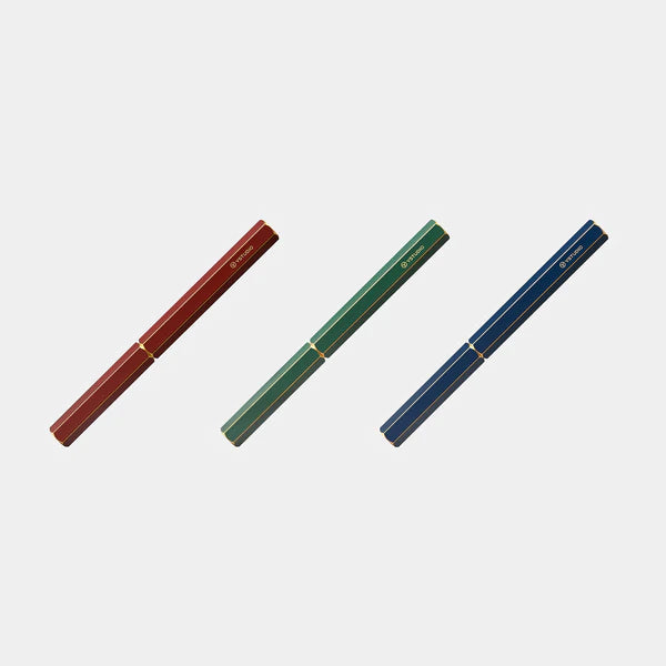 STAT-46 Classic Blue Fountain pen Brass - M