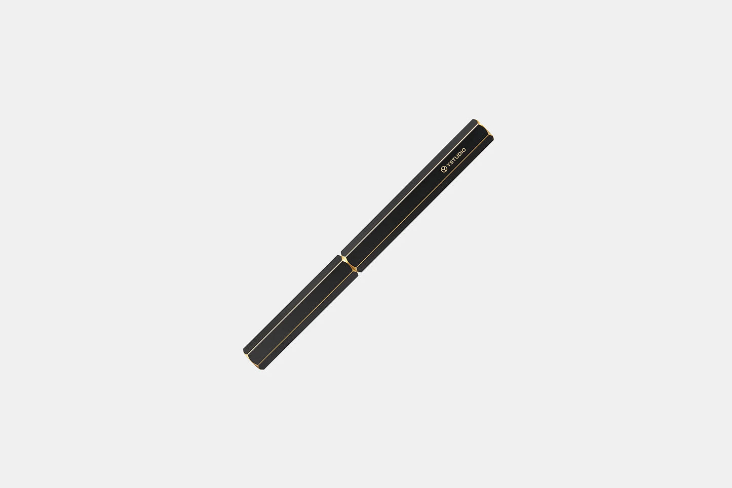 STAT-49 Classic Black Fountain pen Brass - F