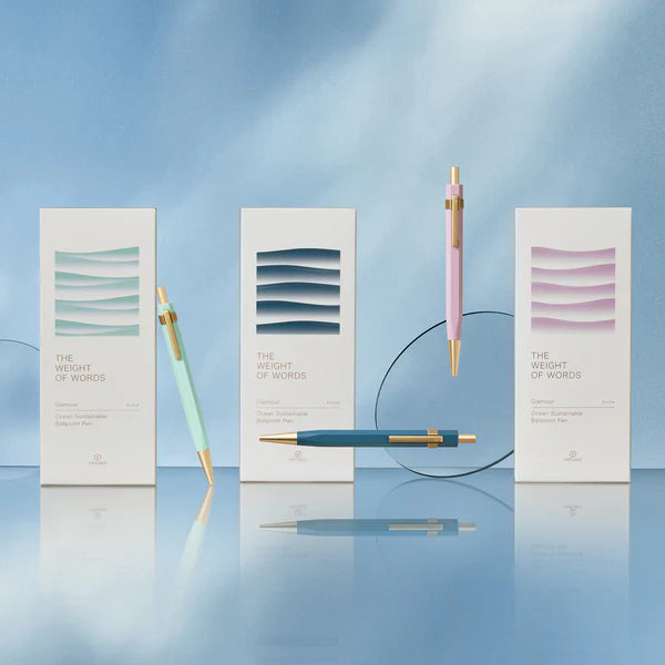 STAT-82 Glamour Evolve - Ocean Sustainable Ballpoint Pen (Sea Indigo)
